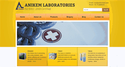 Desktop Screenshot of anikemlabs.com