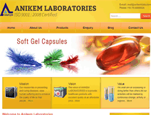 Tablet Screenshot of anikemlabs.com